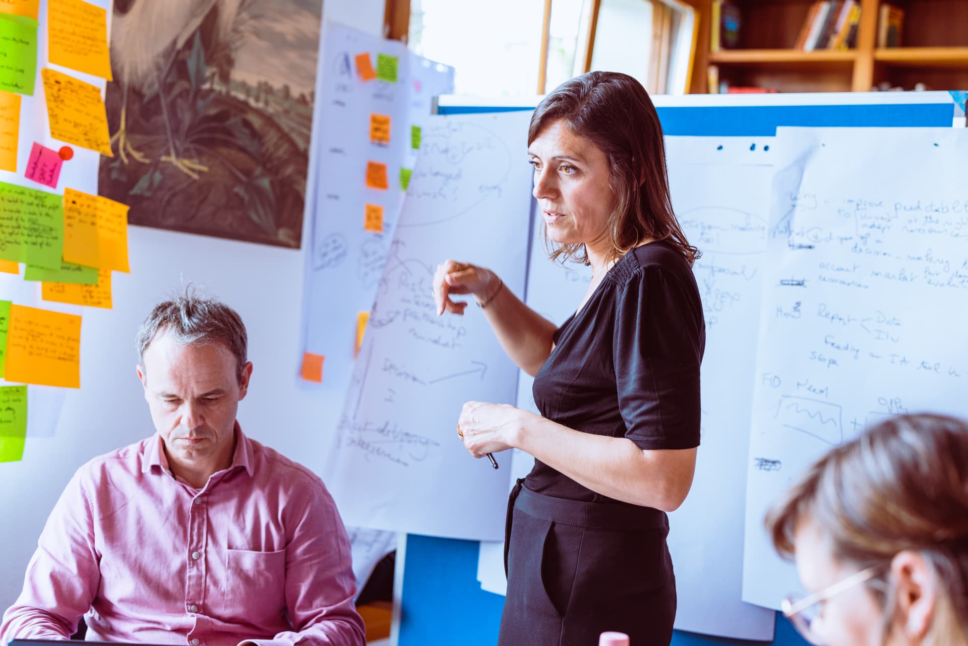 TotalEnergies leaders presenting progress on a strategic project