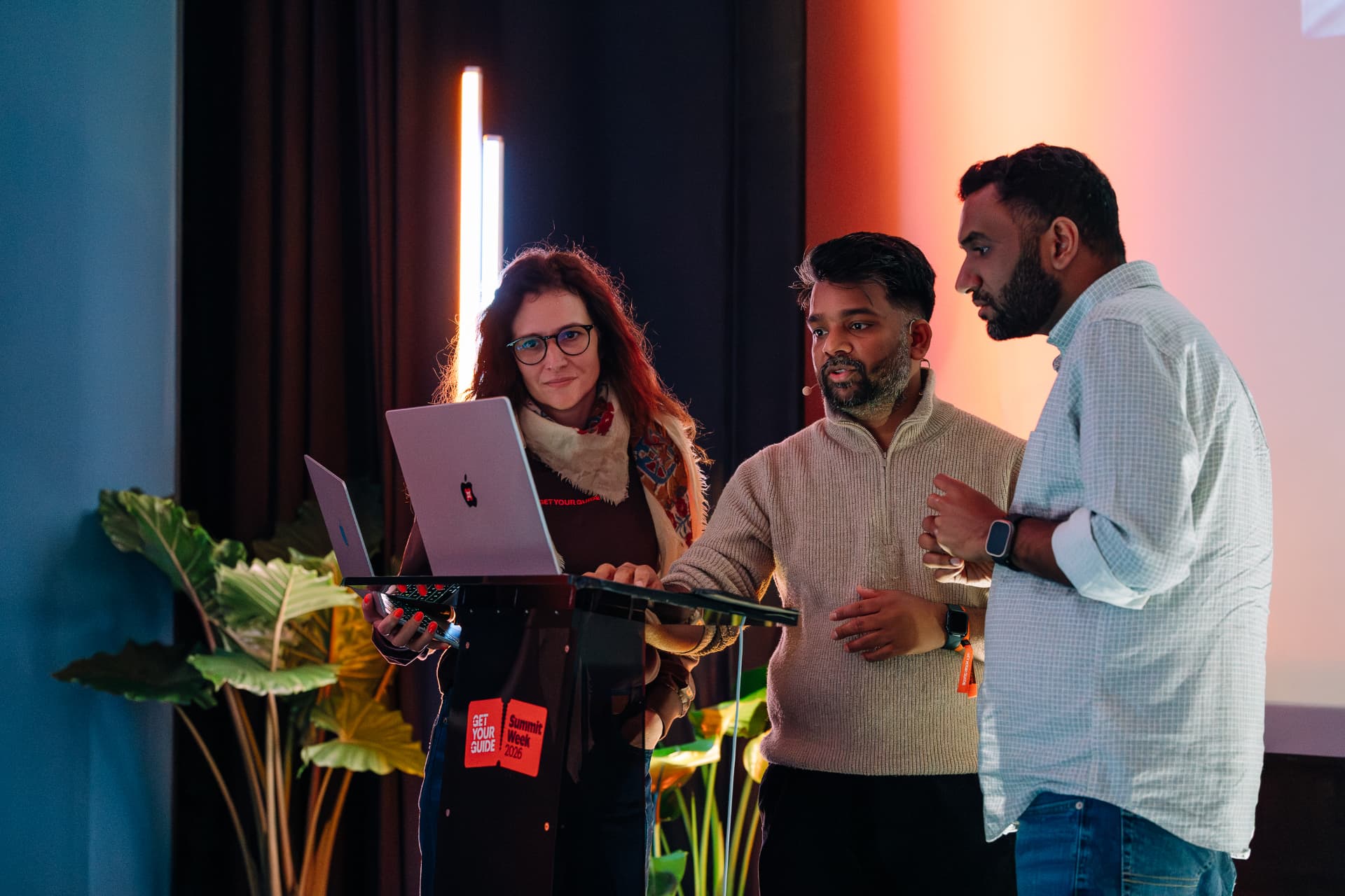 GetYourGuide Leadership Basecamp live session on stage